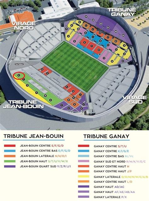 plan du stade velodrome marseille